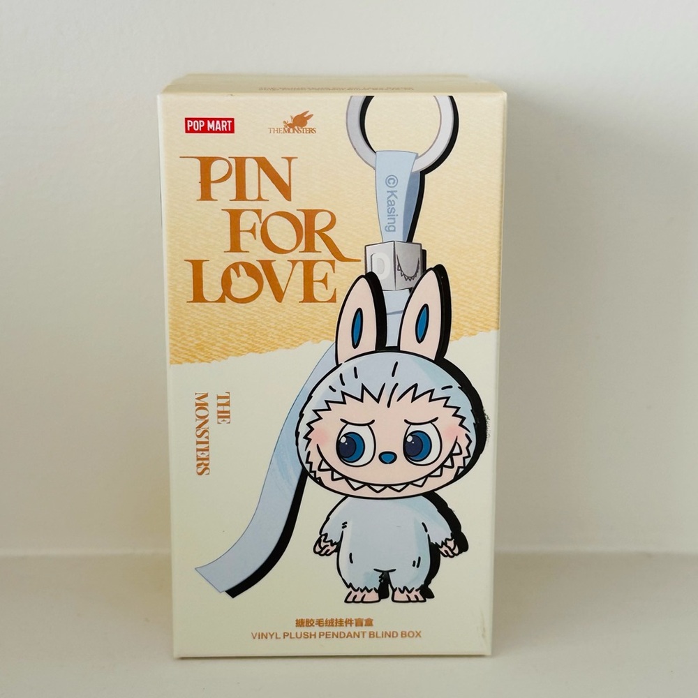 POP MART the monsters labubu Pin for love series Letter K vinyl blind box mini
